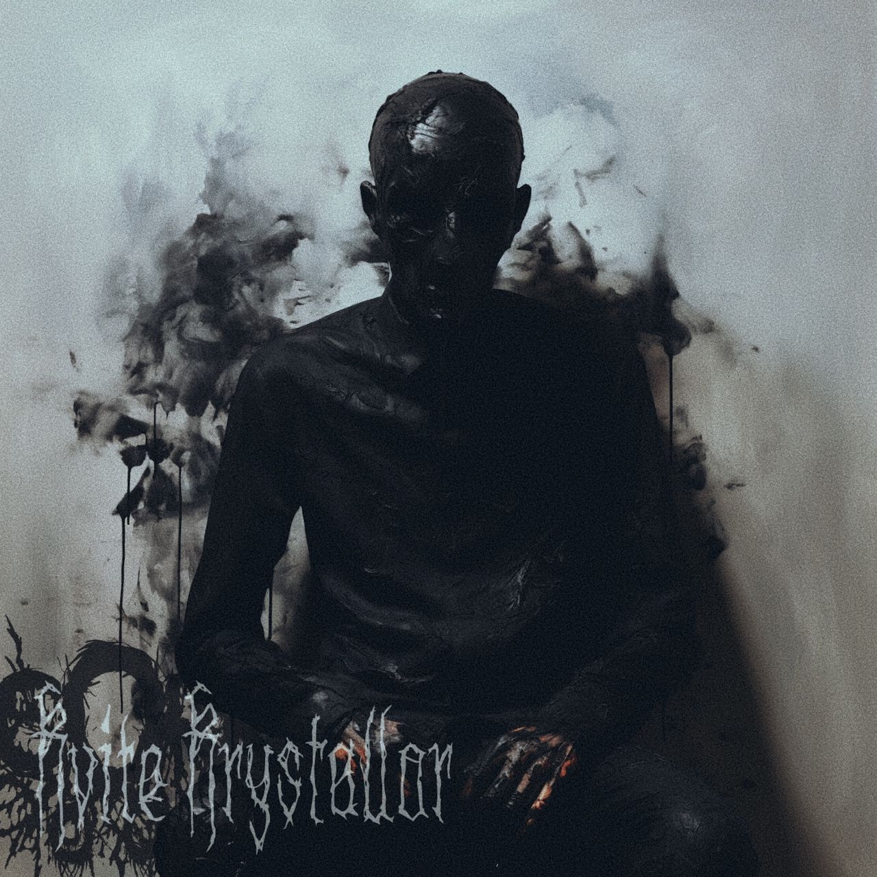 Coverart - burned person covered in ashes and dark ink
